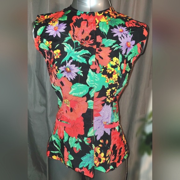 She's Jackets & Blazers - Vintage Floral Vest
